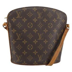 Authentic LOUIS VUITTON Monogram Drouot Shoulder Shoulder Bag M51290 LV